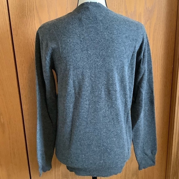 NWT T by Alexander Wang Distressed Merino Blend Knit Grey Sweater Sz-XS - Picture 2 of 8